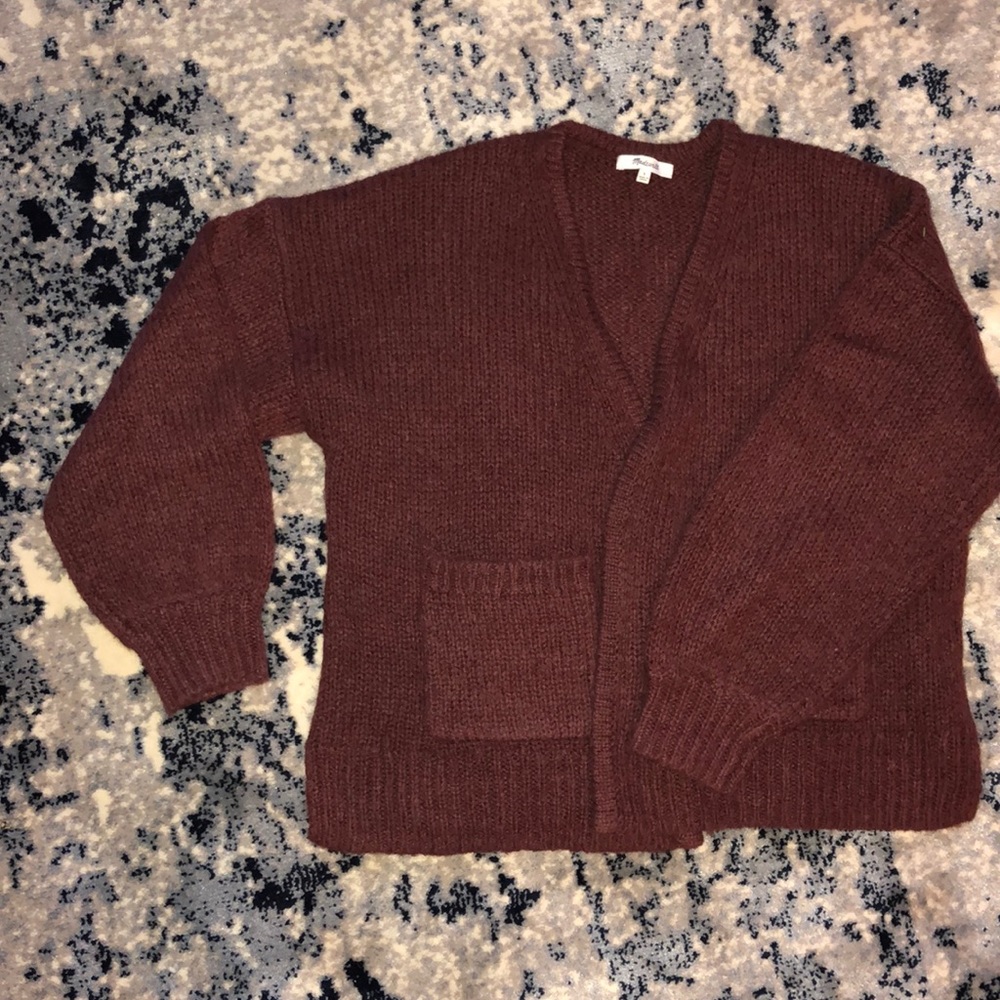 Madewell Balloon Sleeve Cardigan